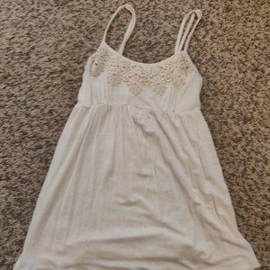 White Delia's Tank Top